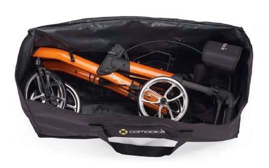 Classic Walker Rollator in Full Folded Position inside of Travel Bag