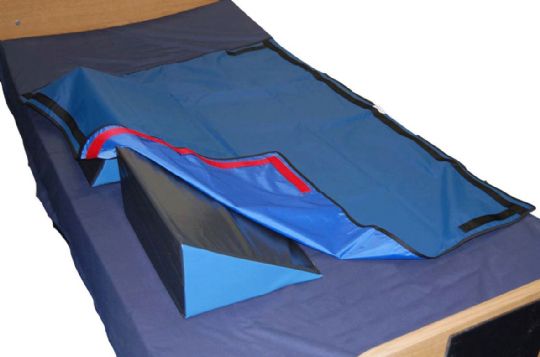 Each Side Positioning Bed System includes a slider sheet and two wedges.