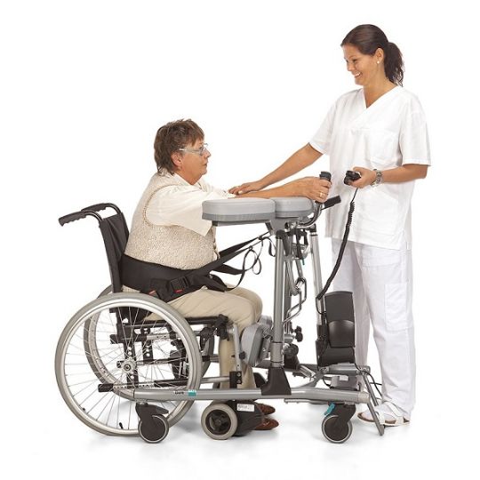 Can be Easily Positioned Close to Users, Regardless of their Wheelchair, Chair, or Bed