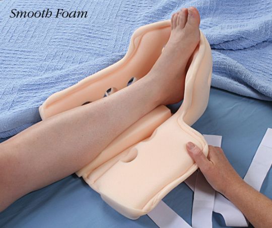Choose the Smooth Foam for sensitive skin or edematous legs.