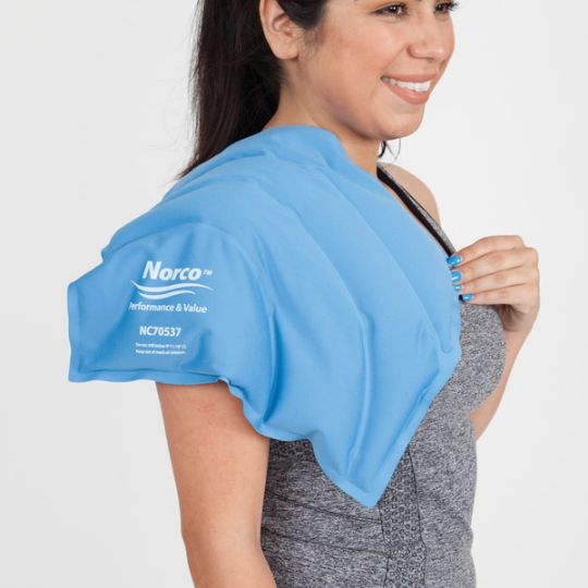 The Soft Cold Pack is offered in three sizes: Standard, Oversized, and Neck Contour.