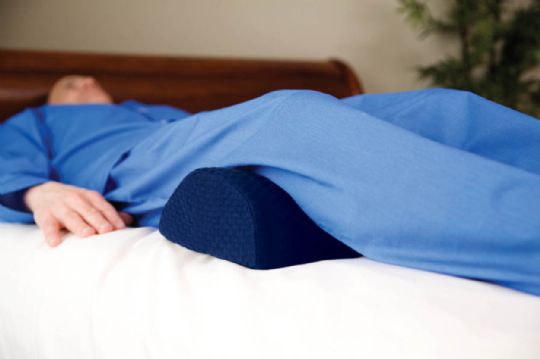 Carex Semi Roll Neck Support Pillow can be used on the knees