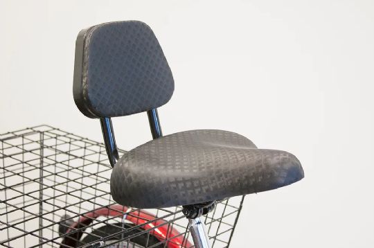 Detailed View of the Contoured Seat and Backrest