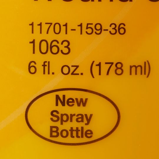 Available in 6- & 12-ounce spray bottles
