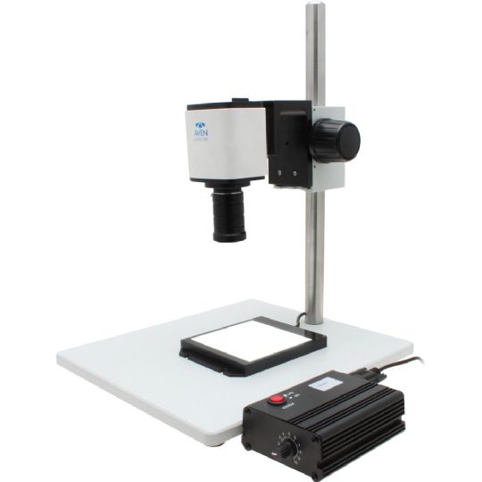 Microscope Setup with 4x4 Inch LED Backlight and Controller by Aven