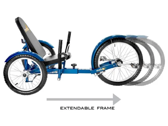 Extendable frame accounts for heights between 4' to 6'3