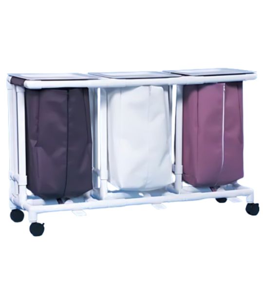 Triple Linen Hamper
