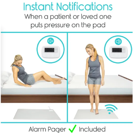 Instant notifications and included alarm pager