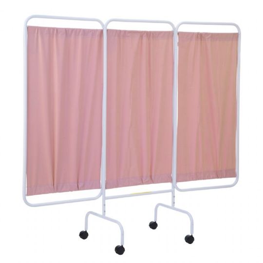 Mobile Antimicrobial Privacy Screen pictured in Mauve. 