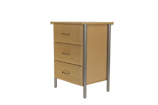 3 Drawer BSC with Metal Post
