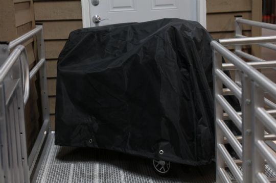 The scooter and power chair cover is water-resistant.