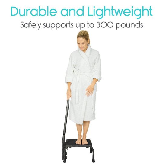 Durable and lightweight step stool supports up to 300 pounds