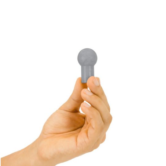 Close-up of an interchangeable massage cane tip for targeted relief