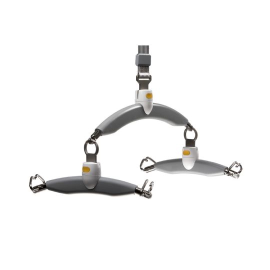 The Guldmann H-Hanger ￿ versatile lifting accessory with multiple suspension points for safe and adjustable patient positioning