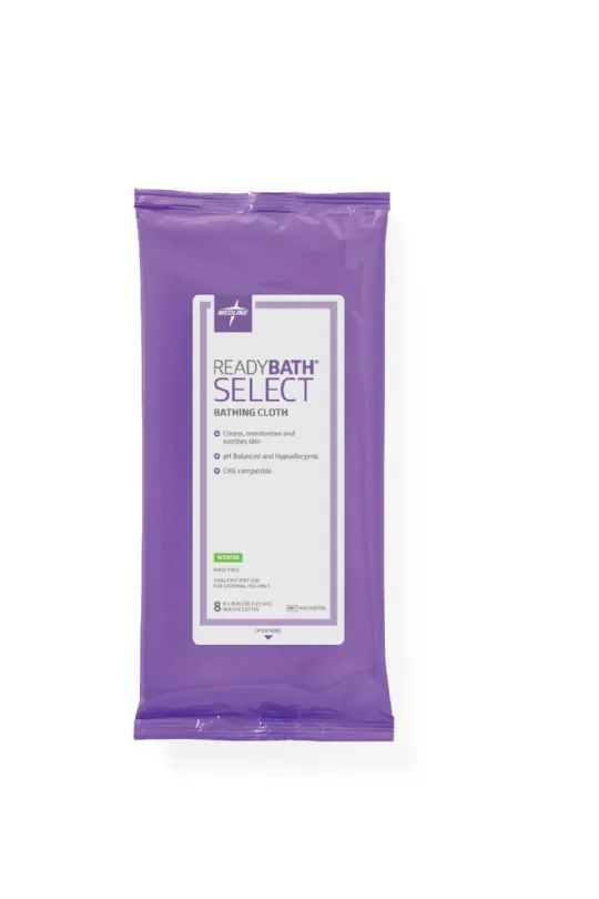 ReadyBath Basics Cloth Disposable Washcloths by Medline