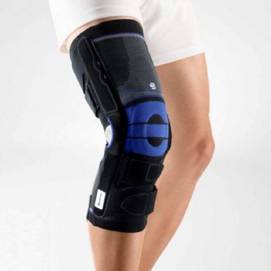 Softec genu knee brace providing stable, comfortable support for movement