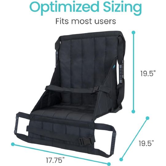 Optimized sizing for universal fit - Designed to accommodate most users comfortably.