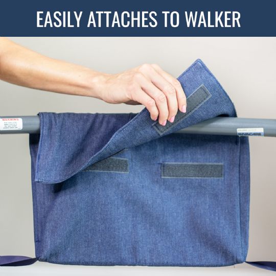 Easily attaches to walker