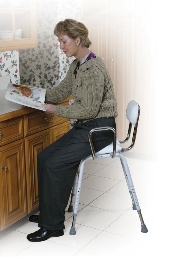 All Purpose Stool with Adjustable Arms