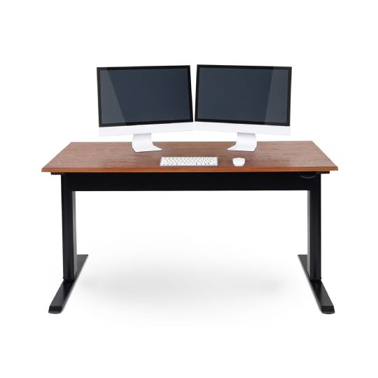 56 Inch Desk Provides Spacious Room for Multiple Monitors