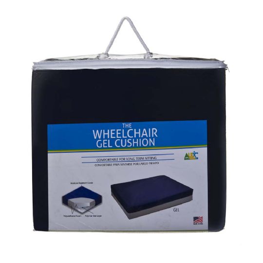 Durable wheelchair gel cushion for comfortable long-term sitting support