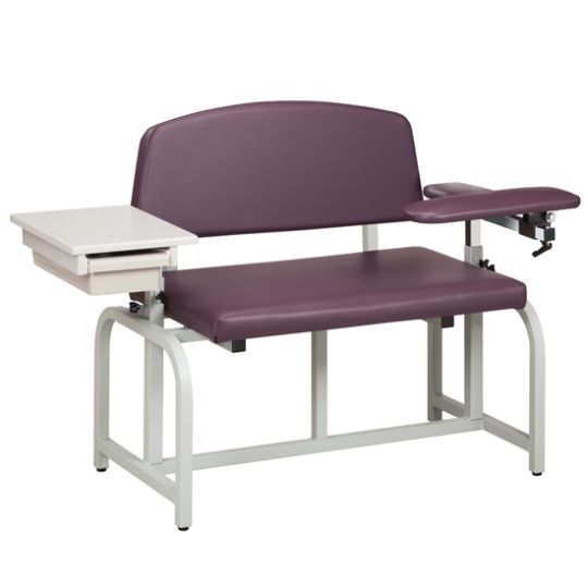 Lab X series, Bariatric Padded Chair with Drawer