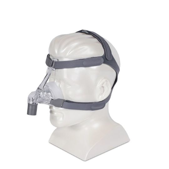 ErgoFit Headgear sits high on the back of the head for an optimal fit. 