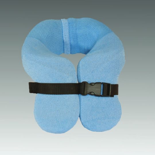 Hensinger Head Support with High Back by Danmar (shown in blue)