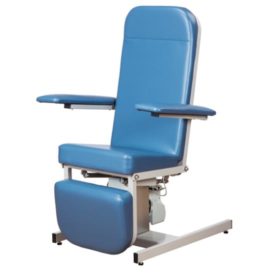 Recliner Series Hi-Lo Blood Drawing Chair upright