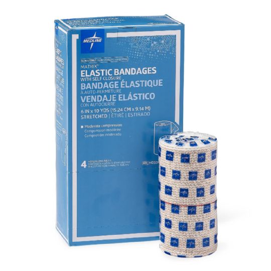 6 x 10 Non-Sterile Matrix Elastic Bandages by Medline 