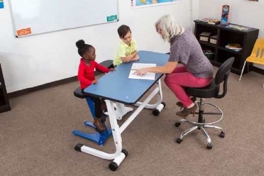 Classroom Two-Person Standing Desk (Stools Are NOT Included)