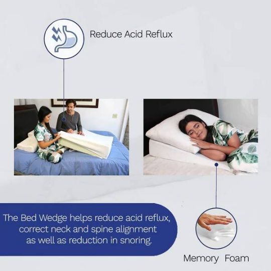 Reduce acid reflux in order to obtain a better nights sleep