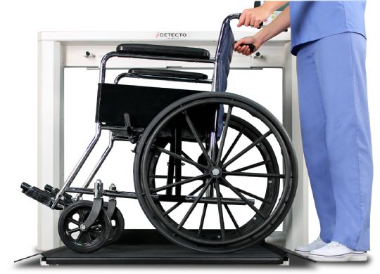 Wall Mounted Fold-up Wheelchair Scale 