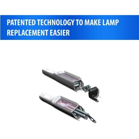 The lamp is also patented
