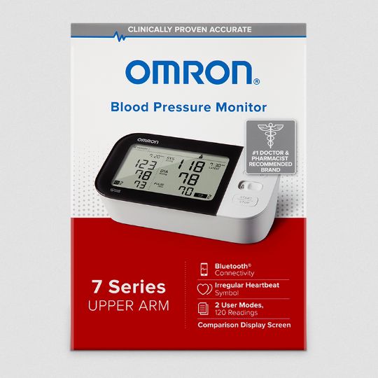 7 Series Wireless Upper-Arm Blood Pressure Monitor - View of Product Box