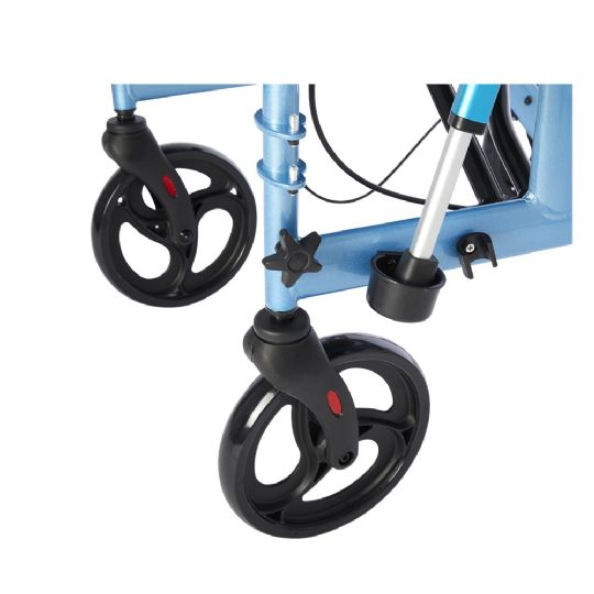 8-inch wheels are sturdy and durable
