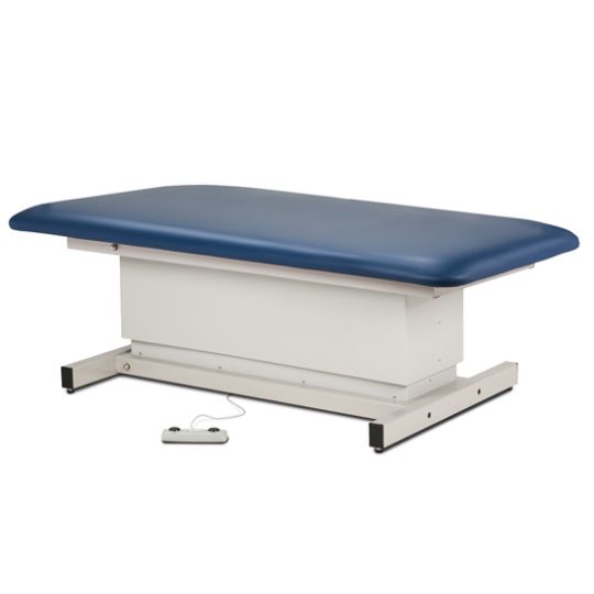 Extra Wide Bariatric Straight Top Power Table with Shrouded Base