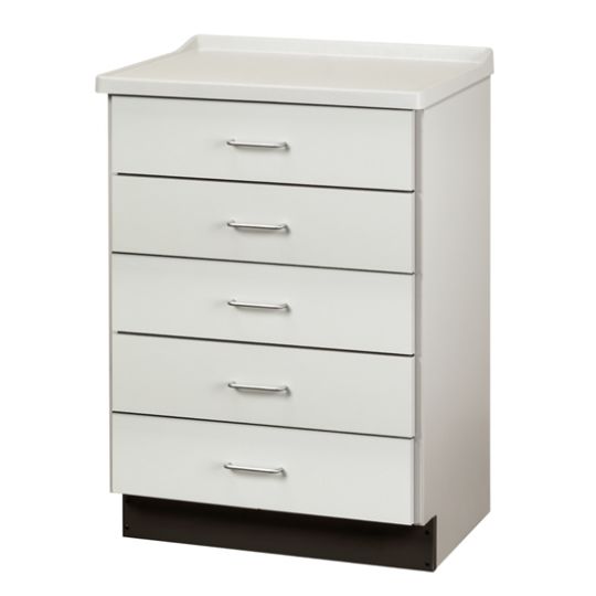 8805-A Stationary Treatment Cabinet with 5 Drawers