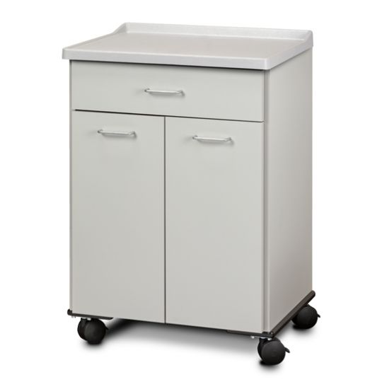 8921-A Mobile Treatment Cabinet with 2 Doors and 1 Drawer