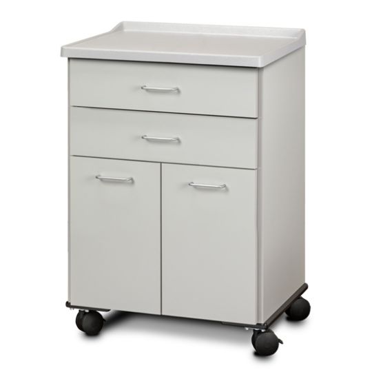 8922-A Mobile Treatment Cabinet with 2 Doors and 2 Drawers