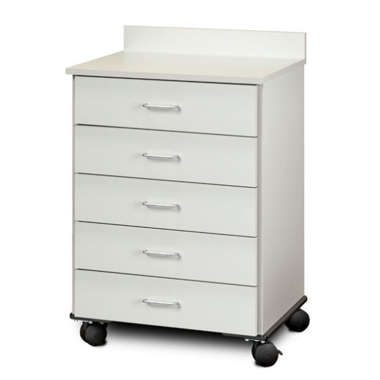 8950 Mobile Treatment Cabinet with 5 Drawers