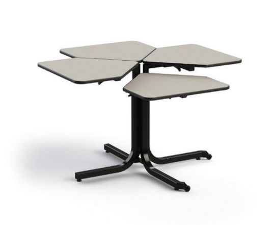 BFL-4-(4/1) X Frame - Four Person Table