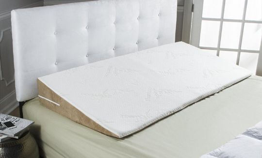 Avana Bed Wedge Memory Foam Acid Reflux Pillow-Gel Infused Cooling Foa