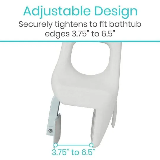 Bathtub Safety Rail Clamp On Grab Bar FREE Shipping