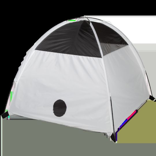 Back of tent