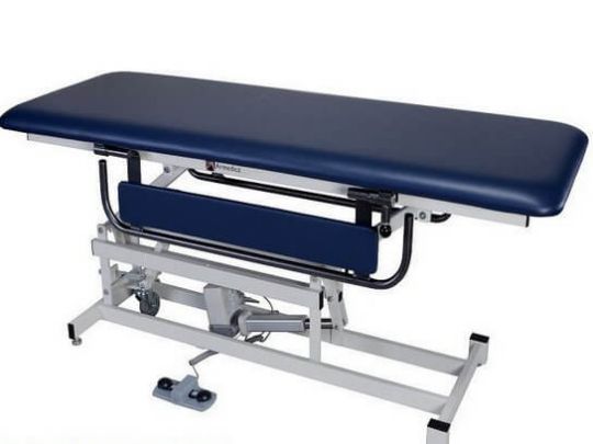 AM-SX 1060 Changing Table (imperial blue, arms down, 60-inch model)