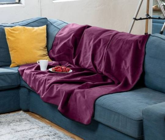 The Waterproof Blanket - Shown in the Purple color and King size