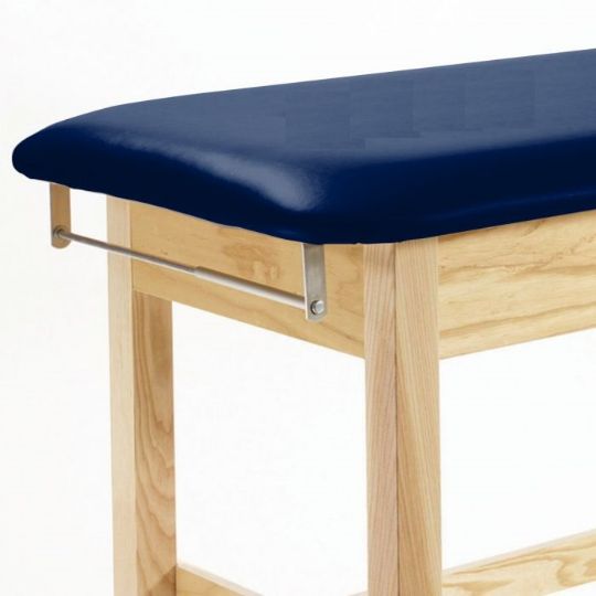 Optional Paper Roll Holder and Cutter shown in Imperial Blue upholstery color