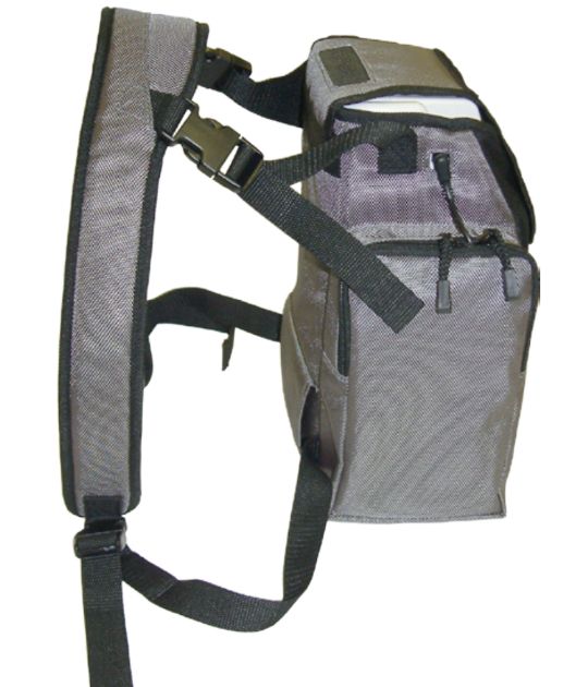 Side View of the Deluxe Backpack for EasyPulse POC5 (SKU PRE-507303)