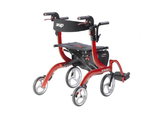 Rear-view of Nitro Duet Rollator and Transport Chair